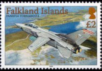 Isole Falkland 2008 - serie Aerei: 2 £