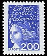 Francia 1997 - serie Marianna di Luquet: 2 fr