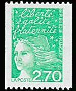 Francia 1997 - serie Marianna di Luquet: 2,70 fr
