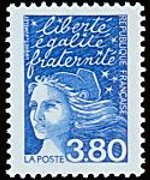 Francia 1997 - serie Marianna di Luquet: 3,80 fr