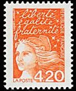 Francia 1997 - serie Marianna di Luquet: 4,20 fr
