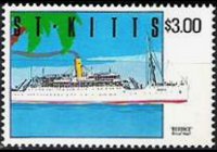 Saint Kitts 1990 - set Ships: 3 $