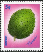 Nevis 1998 - set Fruits: 5 c