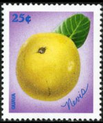 Nevis 1998 - set Fruits: 25 c