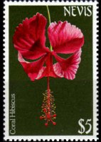 Nevis 1984 - set Flowers: 5 $