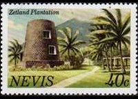 Nevis 1981 - set Landmarks: 40 c
