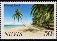 Nevis 1981 - set Landmarks: 50 c
