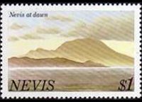 Nevis 1981 - set Landmarks: 1 $