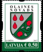Lettonia 2015 - serie Stemmi: 0,50 €