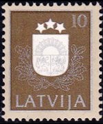 Lettonia 1991 - serie Stemma: 10 k