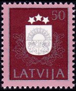 Lettonia 1991 - serie Stemma: 50 k