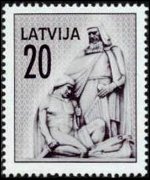 Lettonia 1992 - serie Monumenti: 20 k
