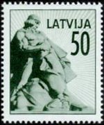 Lettonia 1992 - serie Monumenti: 50 k