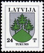 Lettonia 1994 - serie Stemmi: 24 s