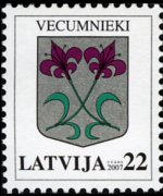 Lettonia 2002 - serie Stemmi: 22 s