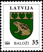 Lettonia 2002 - serie Stemmi: 35 s