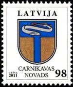 Lettonia 2002 - serie Stemmi: 98 s
