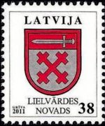 Lettonia 2002 - serie Stemmi: 38 s