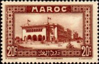 Marocco 1933 - serie Vedute: 20 c