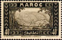 Marocco 1933 - serie Vedute: 40 c