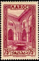 Marocco 1933 - serie Vedute: 75 c