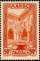 Marocco 1933 - serie Vedute: 90 c