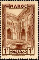 Marocco 1933 - serie Vedute: 1 fr