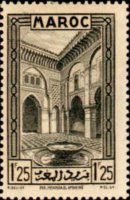 Marocco 1933 - serie Vedute: 1,25 fr