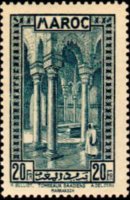 Marocco 1933 - serie Vedute: 20 fr