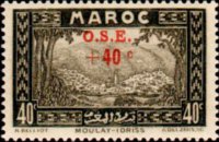Marocco 1933 - serie Vedute: 40 c + 40 c