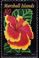 Marshall Islands 2005 - set Hibiscus: 80 c