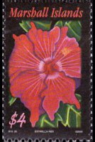 Marshall Islands 2005 - set Hibiscus: 4 $