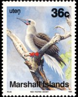 Marshall Islands 1990 - set Birds: 36 c