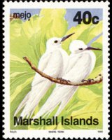 Marshall Islands 1990 - set Birds: 40 c