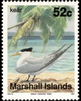 Marshall Islands 1990 - set Birds: 52 c