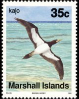Marshall Islands 1990 - set Birds: 35 c