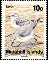 Marshall Islands 1990 - set Birds: 10 c