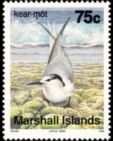 Marshall Islands 1990 - set Birds: 75 c
