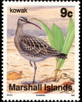 Marshall Islands 1990 - set Birds: 9 c