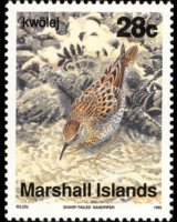 Marshall Islands 1990 - set Birds: 28 c