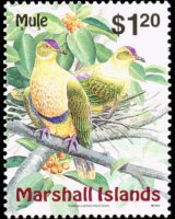 Marshall Islands 1999 - set Birds: 1,20 $