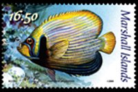 Marshall Islands 2008 - set Tropical fish: 16,50 $