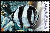 Marshall Islands 2008 - set Tropical fish: 01 c