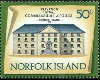 Norfolk 1973 - serie Edifici: 50 c