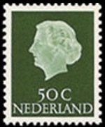 Netherlands 1953 - set Queen Juliana: 50 c