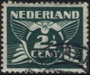 Netherlands 1924 - set Flying dove: 2½ c