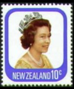 New Zealand 1977 - set Queen Elisabeth II: 10 c