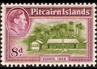 Pitcairn Islands 1940 - set King George VI and history of Bounty: 8 p