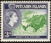 Pitcairn Islands 1957 - set Queen Elisabeth II and various subjects: 3 p