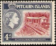 Pitcairn Islands 1957 - set Queen Elisabeth II and various subjects: 4 p